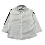 Daniele Alessandrini Camicia Manica Lunga Tinta Unit con Logo Panna per Bambino 1291C0826J PANNA DANIELE ALESSANDRINI 
