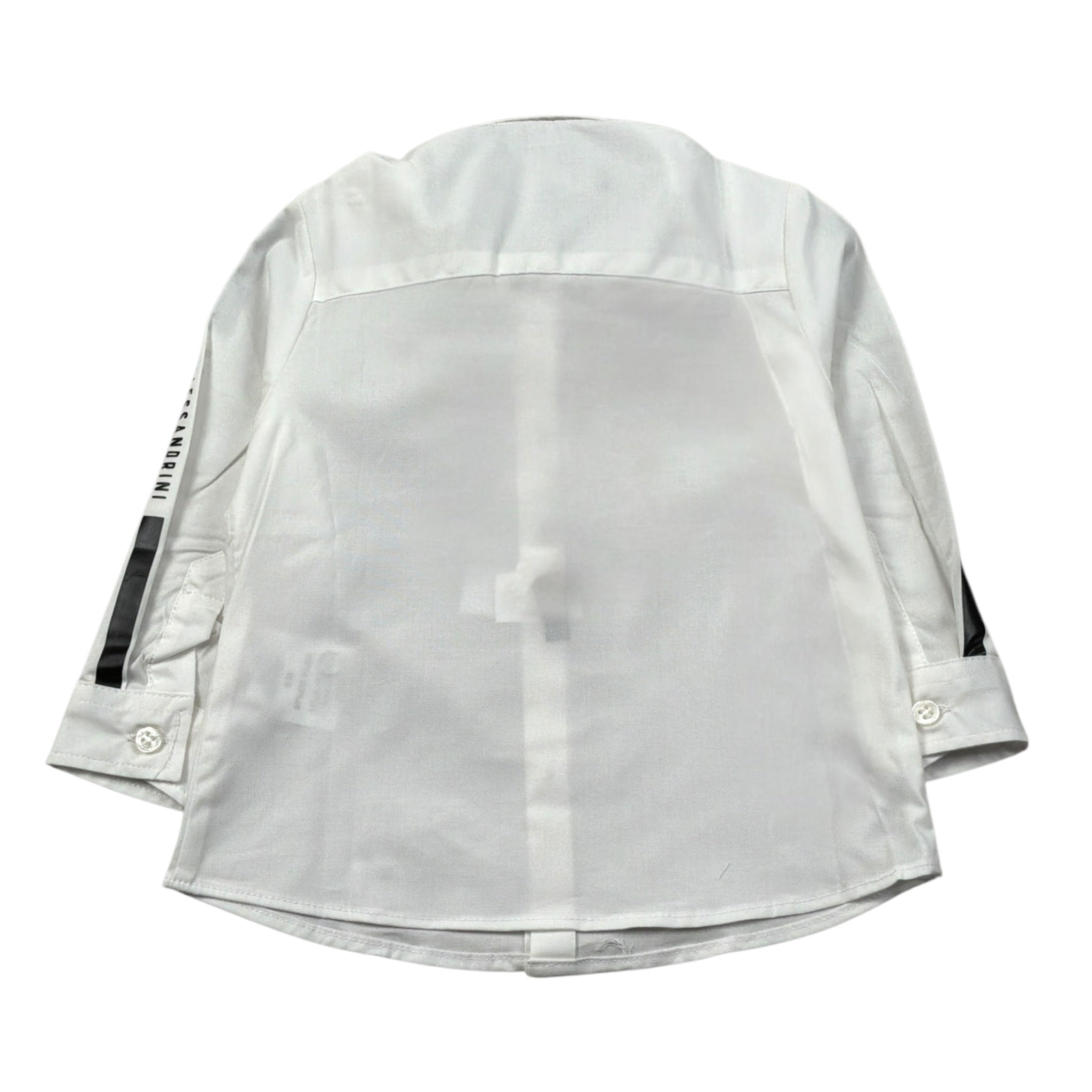 Daniele Alessandrini Camicia Manica Lunga Tinta Unit con Logo Panna per Bambino 1291C0826J PANNA DANIELE ALESSANDRINI 