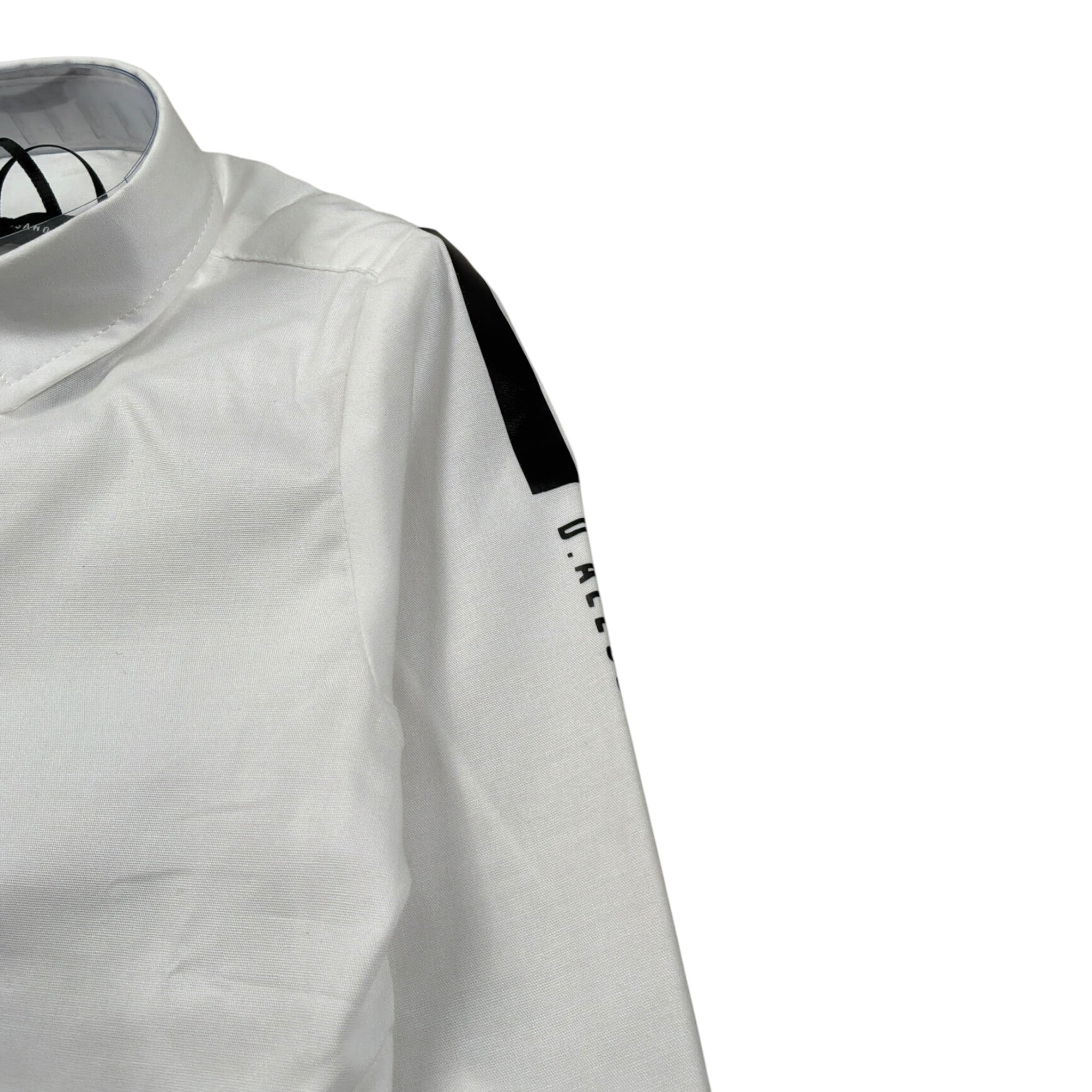 Daniele Alessandrini Camicia Manica Lunga Tinta Unit con Logo Panna per Neonato 1291C0826 PANNA DANIELE ALESSANDRINI 