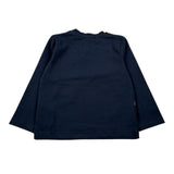 Daniele Alessandrini Shirt Girocollo tinta unita con Stampa Blu per Neonato 1291M00110 BLU DANIELE ALESSANDRINI 