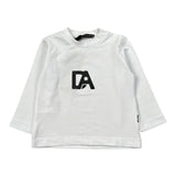Daniele Alessandrini Shirt tinta unita Girocollo con Stampa Bianco per Neonato 1291M00113 BIANCO DANIELE ALESSANDRINI 