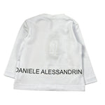 Daniele Alessandrini Shirt tinta unita Girocollo con Stampa Bianco per Neonato 1291M00113 BIANCO DANIELE ALESSANDRINI 