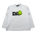 Daniele Alessandrini Shirt Girocollo tinta unita con Stampa Bianco per Bambino 1291M00115 BIANCO DANIELE ALESSANDRINI 