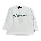 Daniele Alessandrini Shirt tinta unita Girocollo con Stampa Bianco per Neonato 1291M00131N BIANCO DANIELE ALESSANDRINI 