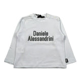 Daniele Alessandrini Shirt Girocollo tinta unita con Stampa Bianco per Neonato 1291M00140 BIANCO DANIELE ALESSANDRINI 
