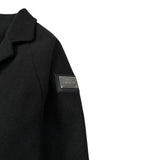 Daniele Alessandrini Cappotto tinta unita con Cappuccio Nero per Neonato 1291O00129 NERO DANIELE ALESSANDRINI 