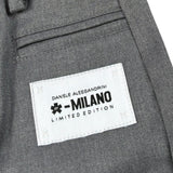 Daniele Alessandrini Pantalone tinta unita con Girovita Regolabile Grigio per Neonato 1291P00151 GRIGIO DANIELE ALESSANDRINI 