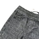 Daniele Alessandrini Jeans tinta unita con Elastico In Vita Logato Nero per Neonato 1291PD00091 NERO DANIELE ALESSANDRINI 