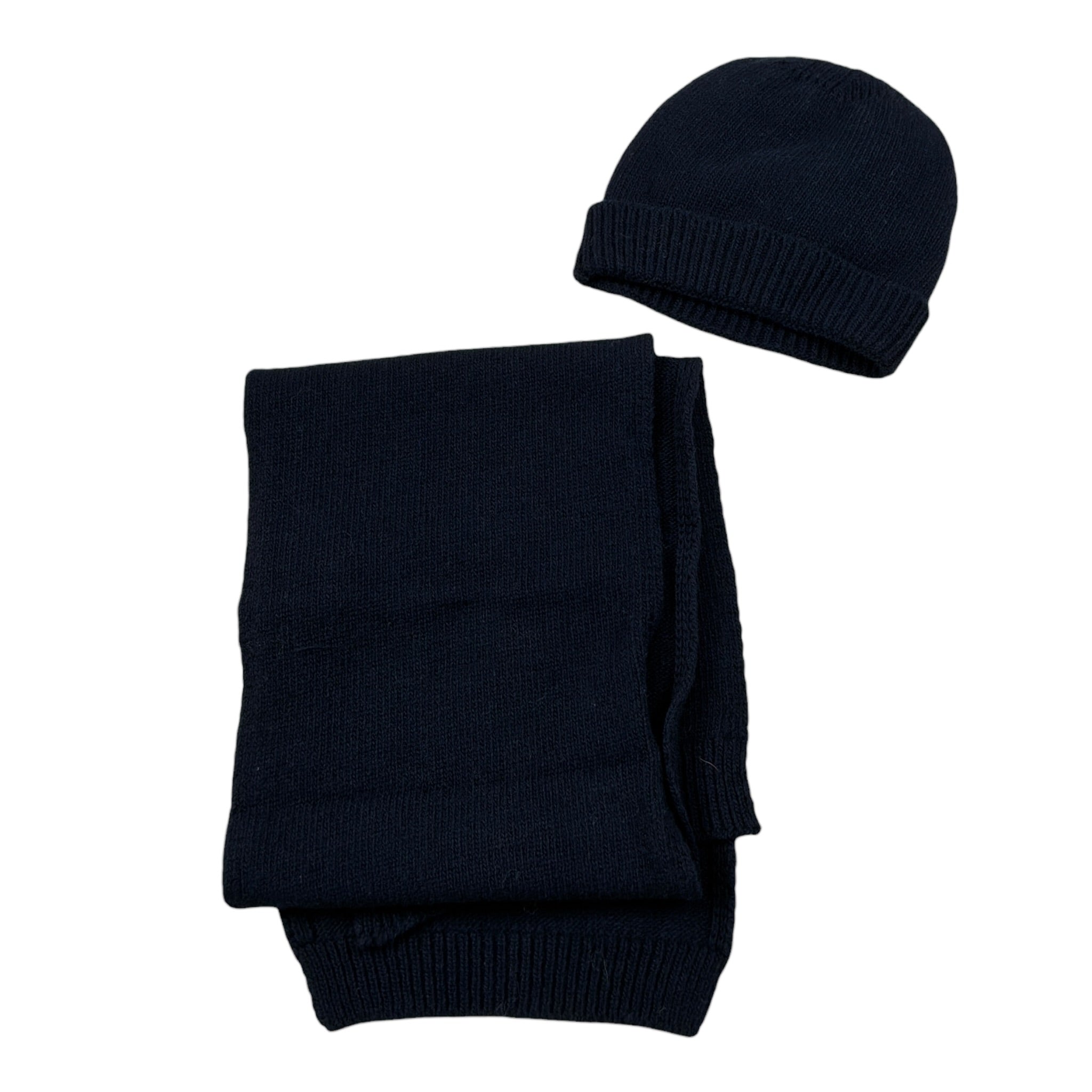 Daniele Alessandrini Set Cappello-Sciarpa tinta unita Blu per Bambino 1291SET0609 BLU DANIELE ALESSANDRINI 