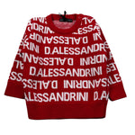 Daniele Alessandrini Maglia Girocollo tinta unita con Stampe Rosso per Neonato 1291W00106 ROSSO DANIELE ALESSANDRINI 