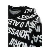 Daniele Alessandrini Maglia Girocollo tinta unita con Stampe Nero per Neonato 1291W00106X NERO DANIELE ALESSANDRINI 