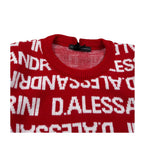 Daniele Alessandrini Maglia Girocollo tinta unita con Stampe Rosso per Neonato 1291W00106X ROSSO DANIELE ALESSANDRINI 