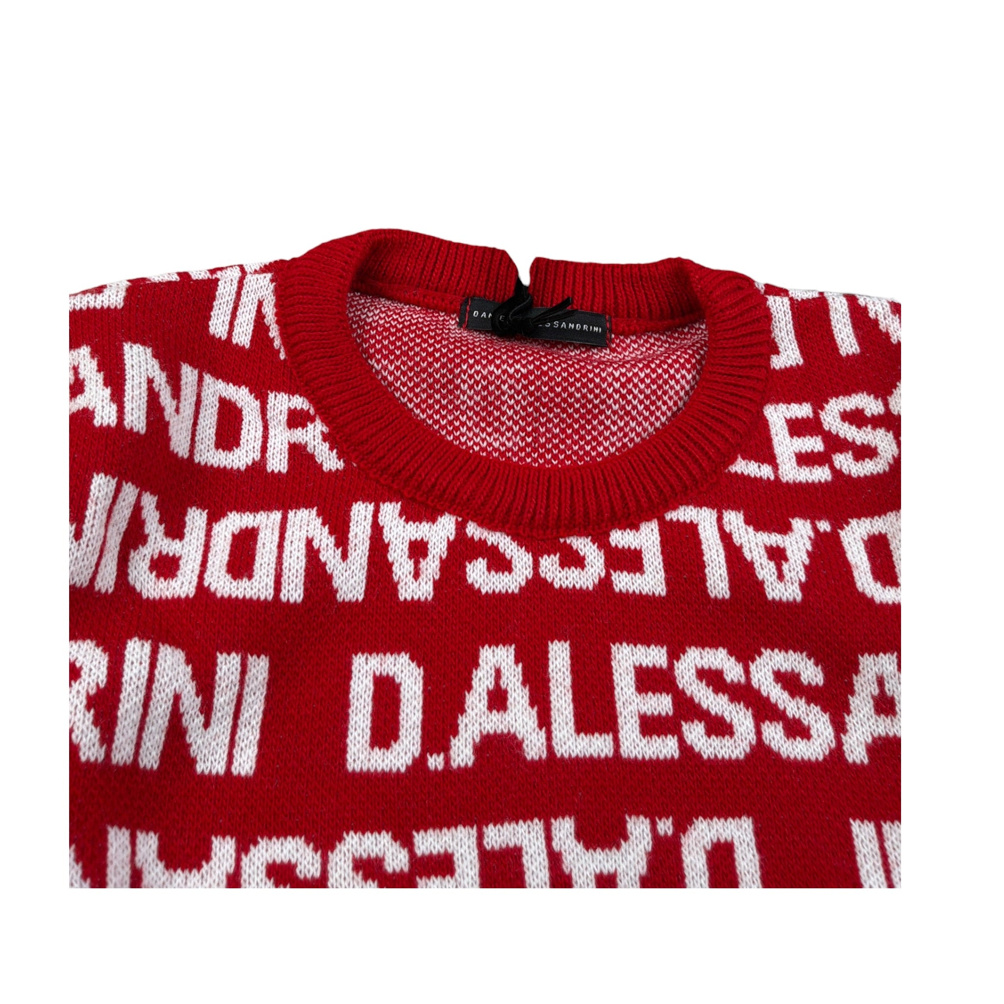 Daniele Alessandrini Maglia Girocollo tinta unita con Stampe Rosso per Neonato 1291W00106X ROSSO DANIELE ALESSANDRINI 