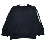 Daniele Alessandrini Maglia Girocollo tinta unita con Logo Nero per Neonato 1291W00109 NERO DANIELE ALESSANDRINI 
