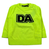 Daniele Alessandrini Maglia tinta unita con Stampa Giallo Fluo per Neonato 1291W00117N GIALLO FLUO DANIELE ALESSANDRINI 