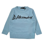 Daniele Alessandrini Maglia Girocollo tinta unita con Stampa Azzurro per Neonato 1291W00132 AZZURRO DANIELE ALESSANDRINI 
