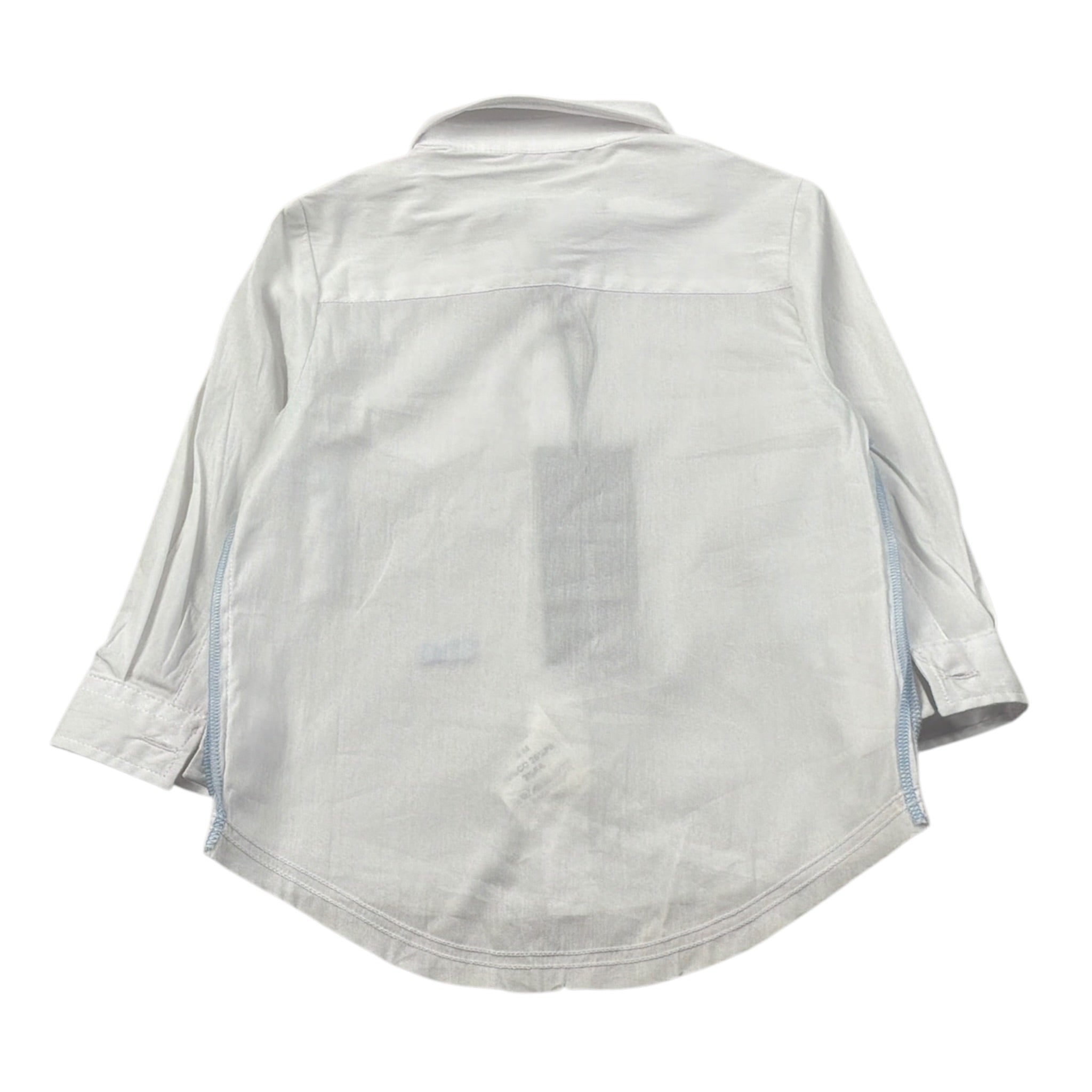 Daniele Alessandrini Camicia Manica Lunga tinta unita Bianco per Neonato 1295C00072 BIANCO DANIELE ALESSANDRINI 