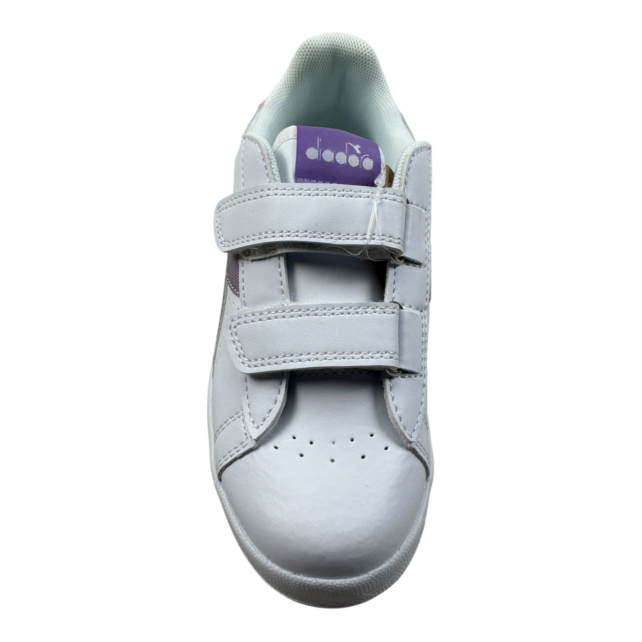 Diadora Sneakers tinta unita con Strappi Bianco per Bambina 10117016 BIANCO DIADORA 