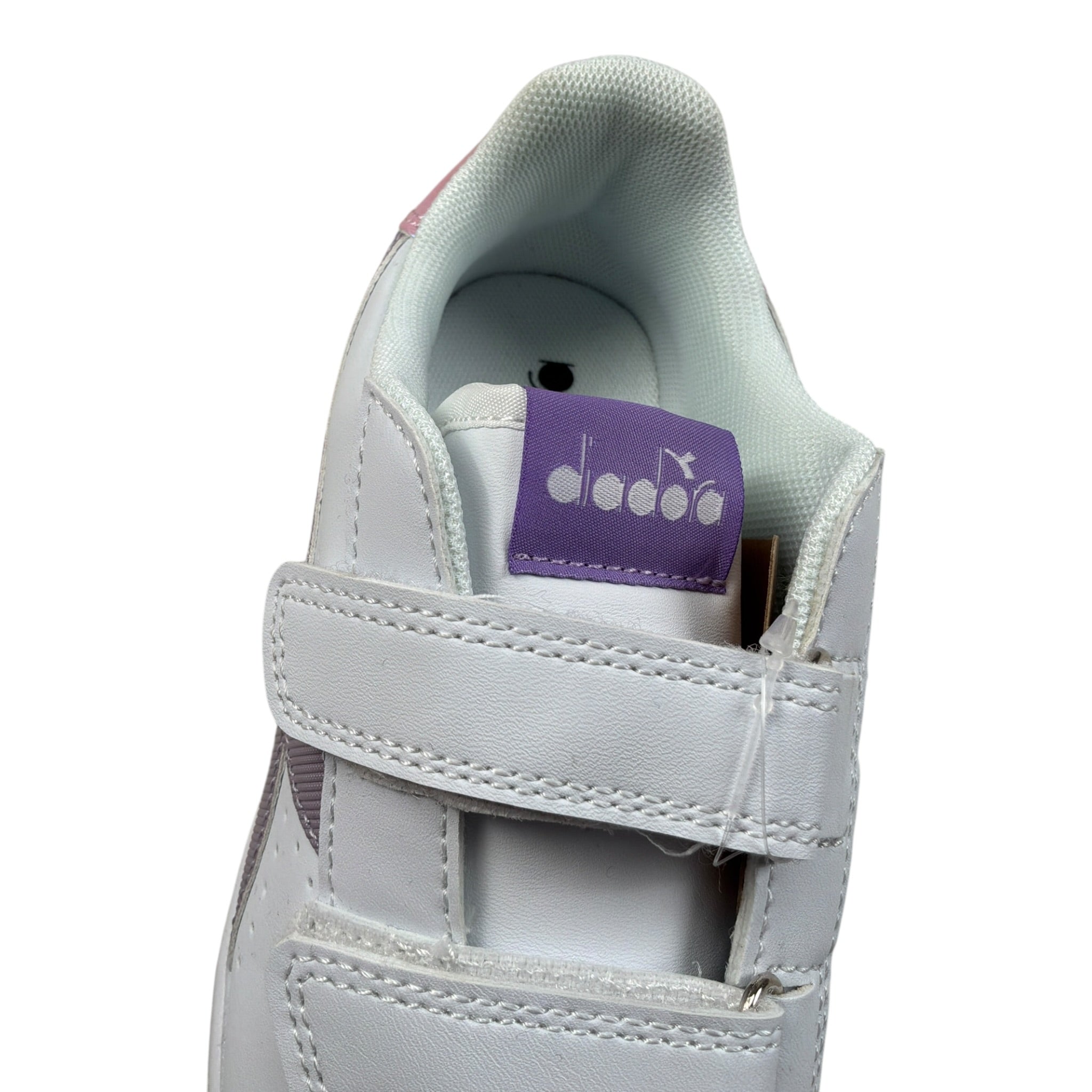 Diadora Sneakers tinta unita con Strappi Bianco per Neonata 10117016N BIANCO DIADORA 