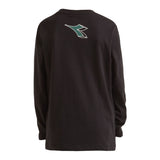 Diadora Shirt Girocollo tinta unita con Logo Nero per Bambino 102182243XX NERO DIADORA 