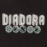 Diadora Shirt Girocollo tinta unita con Logo Nero per Bambino 102182243XX NERO DIADORA 