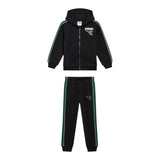 Diadora Completo 2 Pezzi Felpa-Pantalone tinta unita Nero per Bambino 102182257X NERO DIADORA 