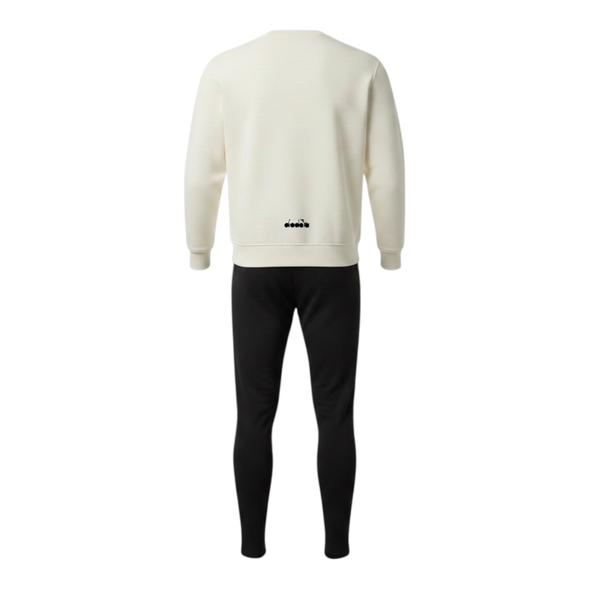 Diadora Completo 2Pz Bicolore Felpa-Leggins Bianco/Nero per Bambina F5DIBGSL148 BIANCO/NERO DIADORA 