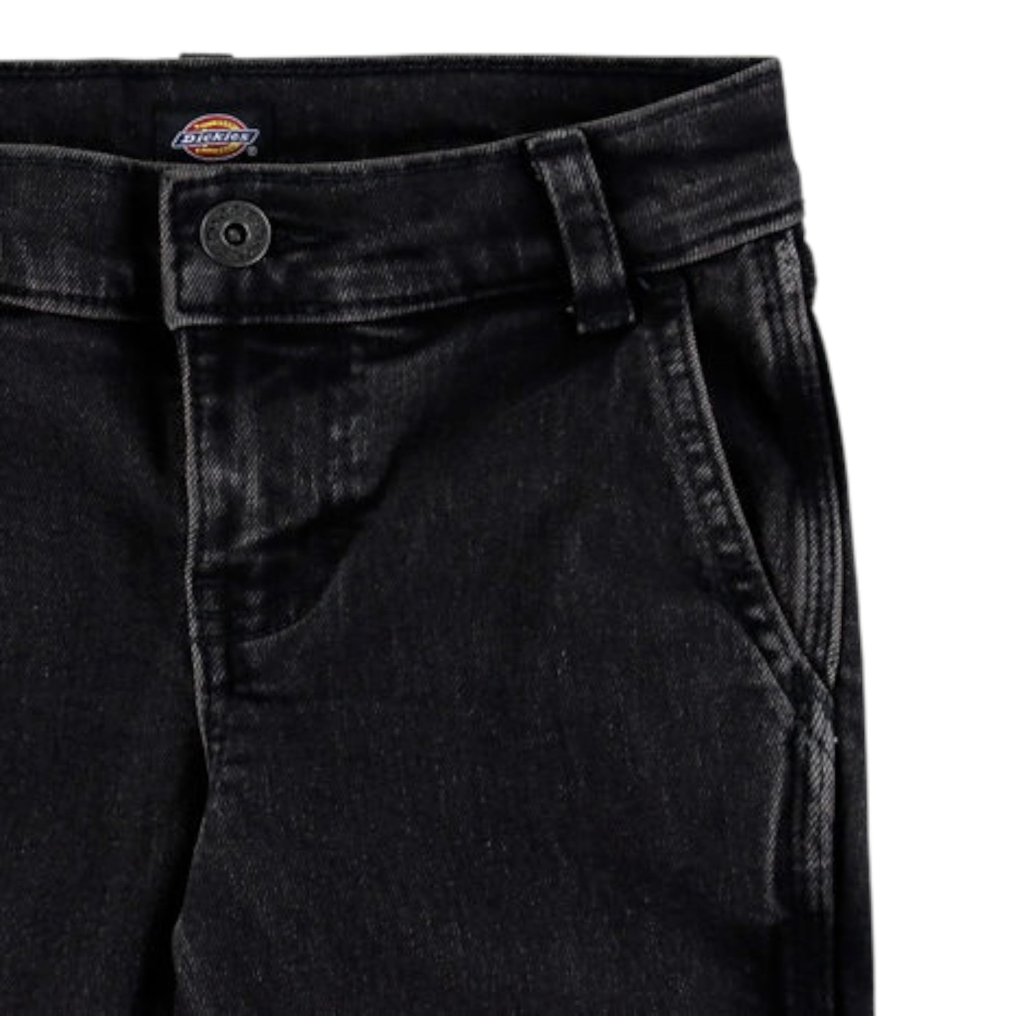 Dickies Jeans tinta unita con Tasche Americane Nero per Bambino DK0A87LKJ791 NERO DICKIES 