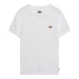 Dickies T-Shirt Girocollo tinta unita con Logo Bianco per Bambino DK0DKSR64BK1 BIANCO DICKIES 