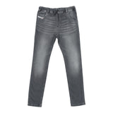 Diesel Jeans tinta unita con Elastico In Vita Grigio per Bambino 00J3AJ GRIGIO DIESEL 