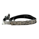 Diesel Cintura tinta unita con Logo Argento per Bambina 00J52H ARGENTO DIESEL 