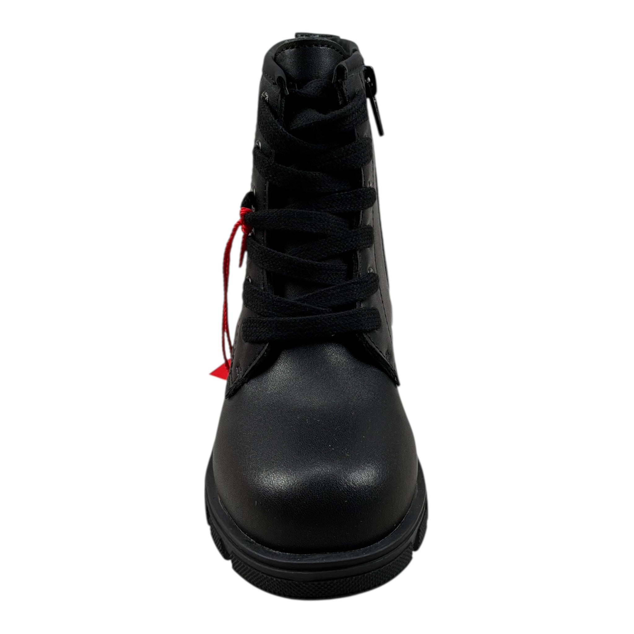 Diesel Stivale tinta unita con Lacci Nero per Bambina BC1045 NERO DIESEL 