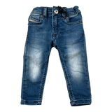 Diesel Jeans tinta unita con Girovita Regolabile Blu per Neonato D0K266 BLU DIESEL 