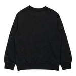 Diesel Felpa Girocollo tinta unita con Stampa Nero per Bambino J002213 NERO DIESEL 