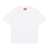 Diesel T-Shirt tinta unita con Stampa Bianco per Bambino J002276 BIANCO DIESEL 