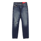 Diesel Jeans tinta unita con Girovita Regolabile Blu per Bambino J00606 BLU DIESEL 