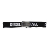 Diesel Cintura Bicolore con Logo Bianco/Nero per Bambino J00655 BIANCO/NERO DIESEL 