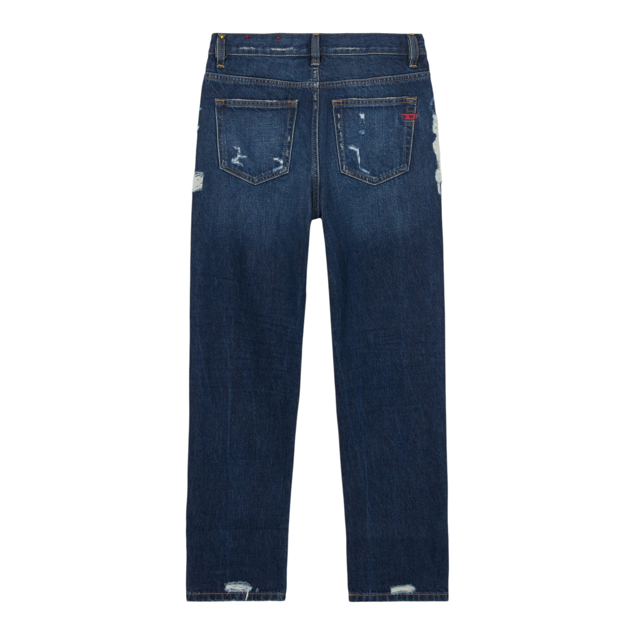 Diesel Jeans tinta unita con Girovita Regolabile Blu per Bambino J00809 BLU DIESEL 