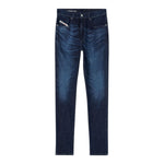 Diesel Jeans tinta unita con Girovita Regolabile Blu per Bambino J00809XX BLU DIESEL 
