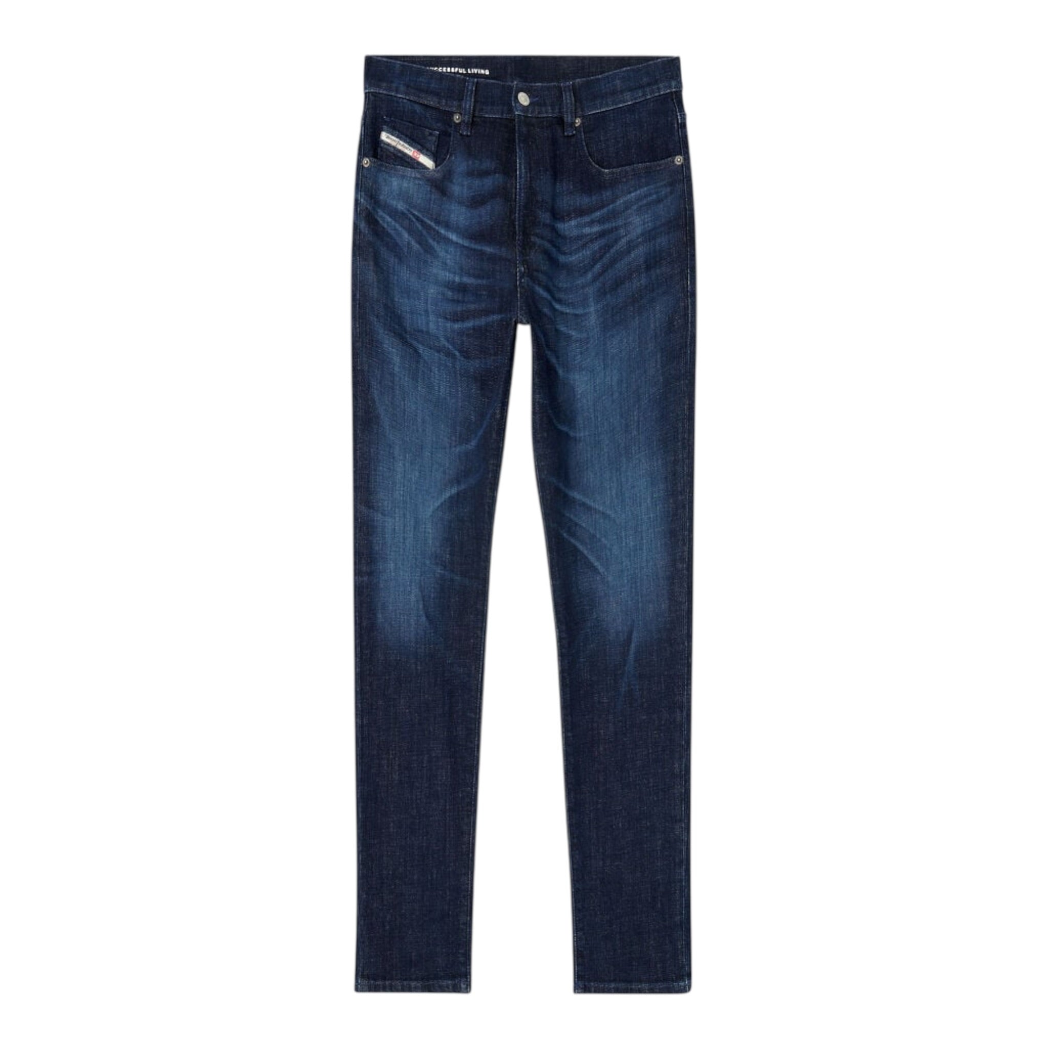 Diesel Jeans tinta unita con Girovita Regolabile Blu per Bambino J00809XX BLU DIESEL 