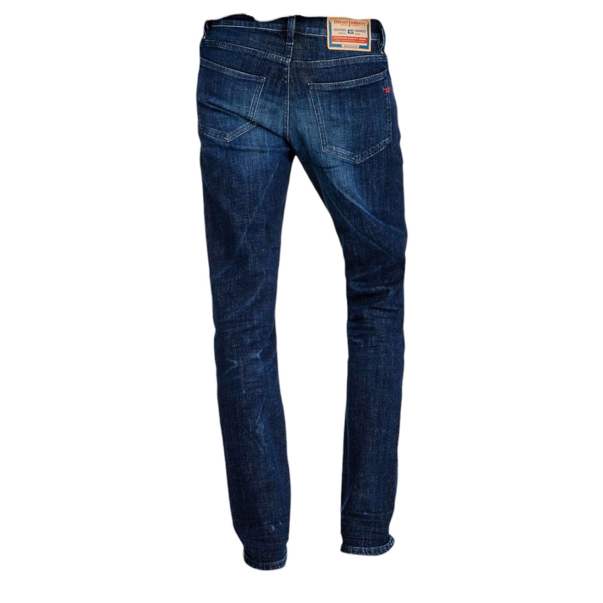 Diesel Jeans tinta unita con Girovita Regolabile Blu per Bambino J00809XX BLU DIESEL 
