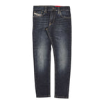 Diesel Jeans tinta unita con Girovita Regolabile Blu per Bambino J00810 BLU DIESEL 