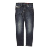 Diesel Jeans tinta unita con Girovita Regolabile Blu per Bambino J00810 BLU DIESEL 