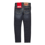Diesel Jeans tinta unita con Girovita Regolabile Blu per Bambino J00810 BLU DIESEL 