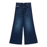 Diesel Jeans tinta unita con Girovita Regolabile Blu per Bambina J00816XXX BLU DIESEL 