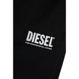 Diesel Pantalone Modello Tuta tinta unita con Logo Nero per Bambino J01544 NERO DIESEL 
