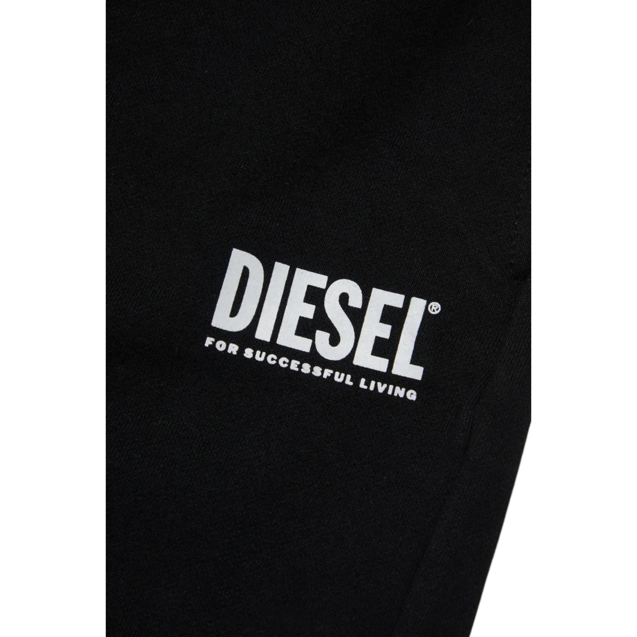 Diesel Pantalone Modello Tuta tinta unita con Logo Nero per Bambino J01544 NERO DIESEL 