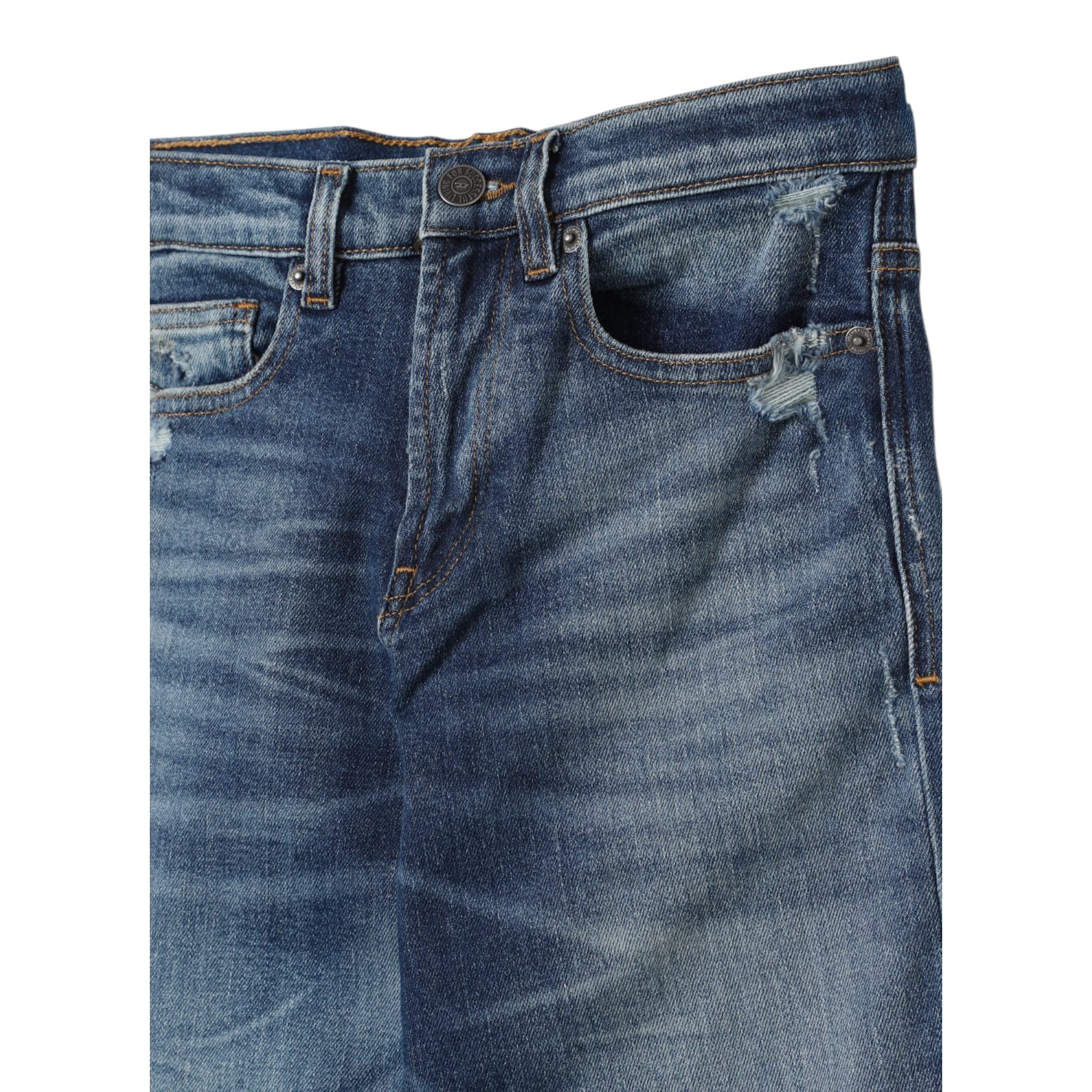 Diesel Jeans tinta unita con Girovita Regolabile Blu per Bambino J01923 BLU DIESEL 
