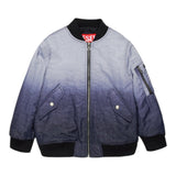 Diesel Giubbino Bicolore con Zip Blu per Bambino J01965 BLU DIESEL 