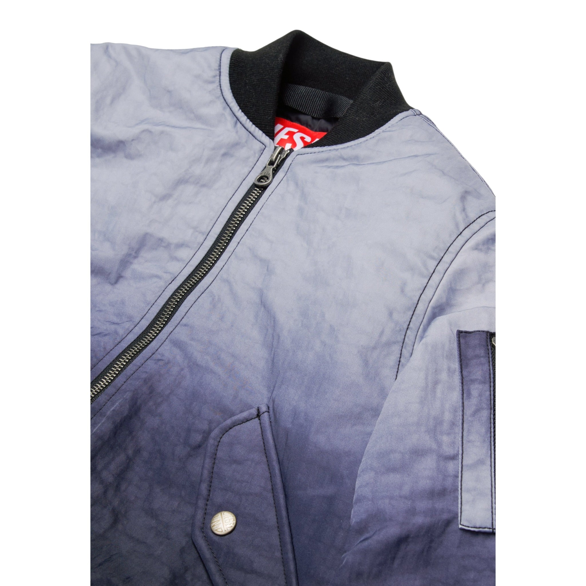 Diesel Giubbino Bicolore con Zip Blu per Bambino J01965 BLU DIESEL 